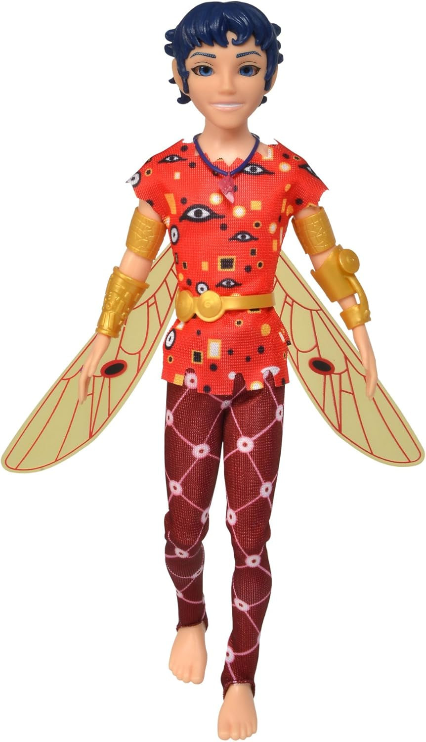 Simba 109480091 - Mia an Me Dressing Doll Mo, Elf cu aripi și picioare mobile, accesorii 6X și inel de prietenie, 24.5Cm, de la 3 ani [Exclusiv pe Amazon] Papusi Naty Shop