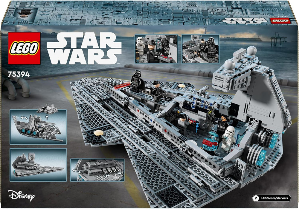 LEGO Star Wars Imperial Star Destroyer, ensemble de vaisseau spatial, jouet de construction, ensemble de jeu Dark Vador et Cal Kestis, cadeau d'anniversaire pour garçons, filles et fans 75394 Ensembles de construction Besuche den LEGO-Store