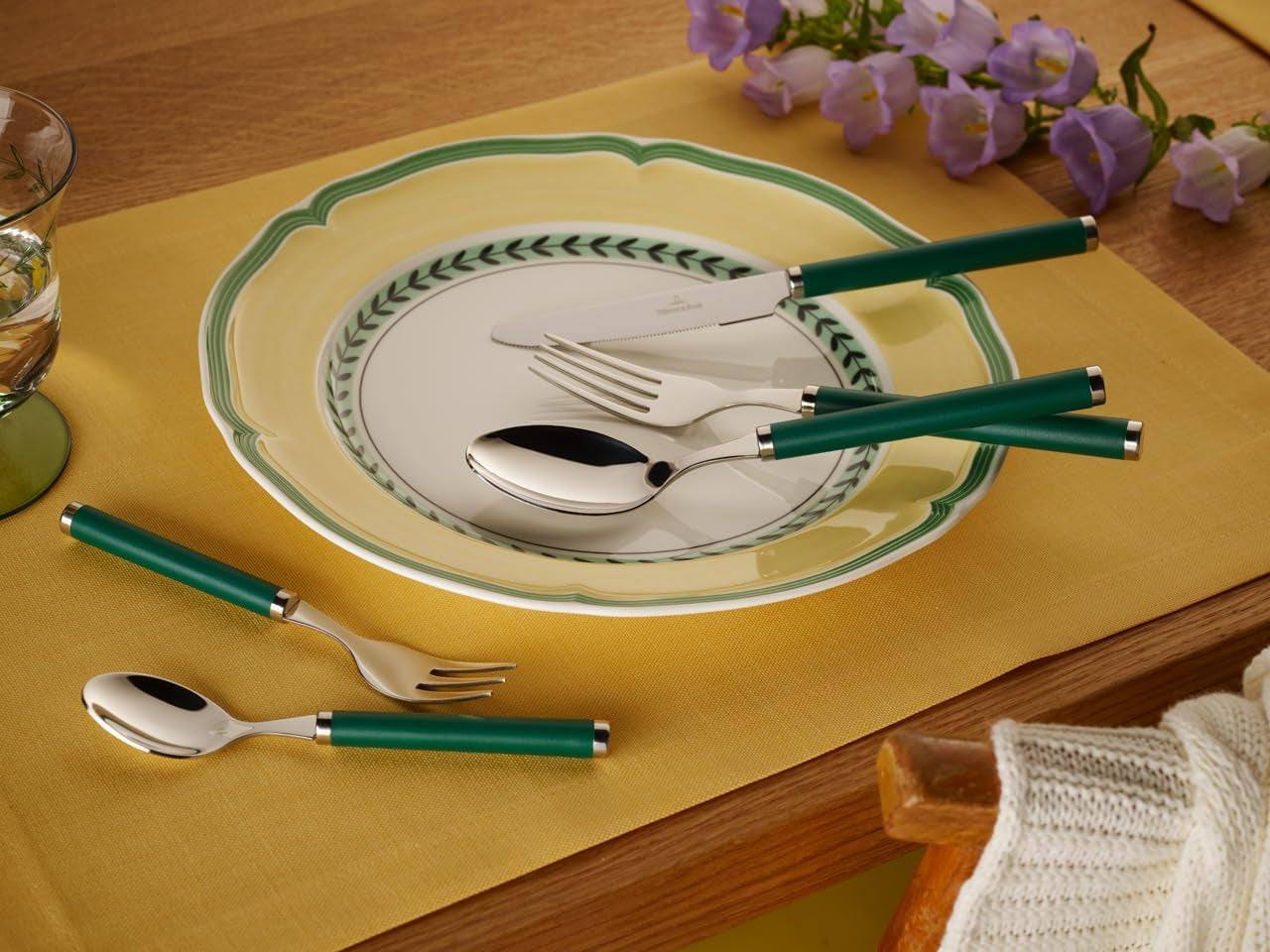 Set de tacâmuri Villeroy & Boch Play Green Garden, 24 piese, 6 persoane Bucatarie Naty Shop