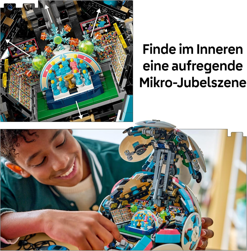 LEGO Editions Fußball Spielzeug - 3D Modellbau mit interaktivem Miniaturstadion - Geburtstagsgeschenk für Jungen & Mädchen ab 10 Jahren oder Geschenk zum Vatertag - 43019