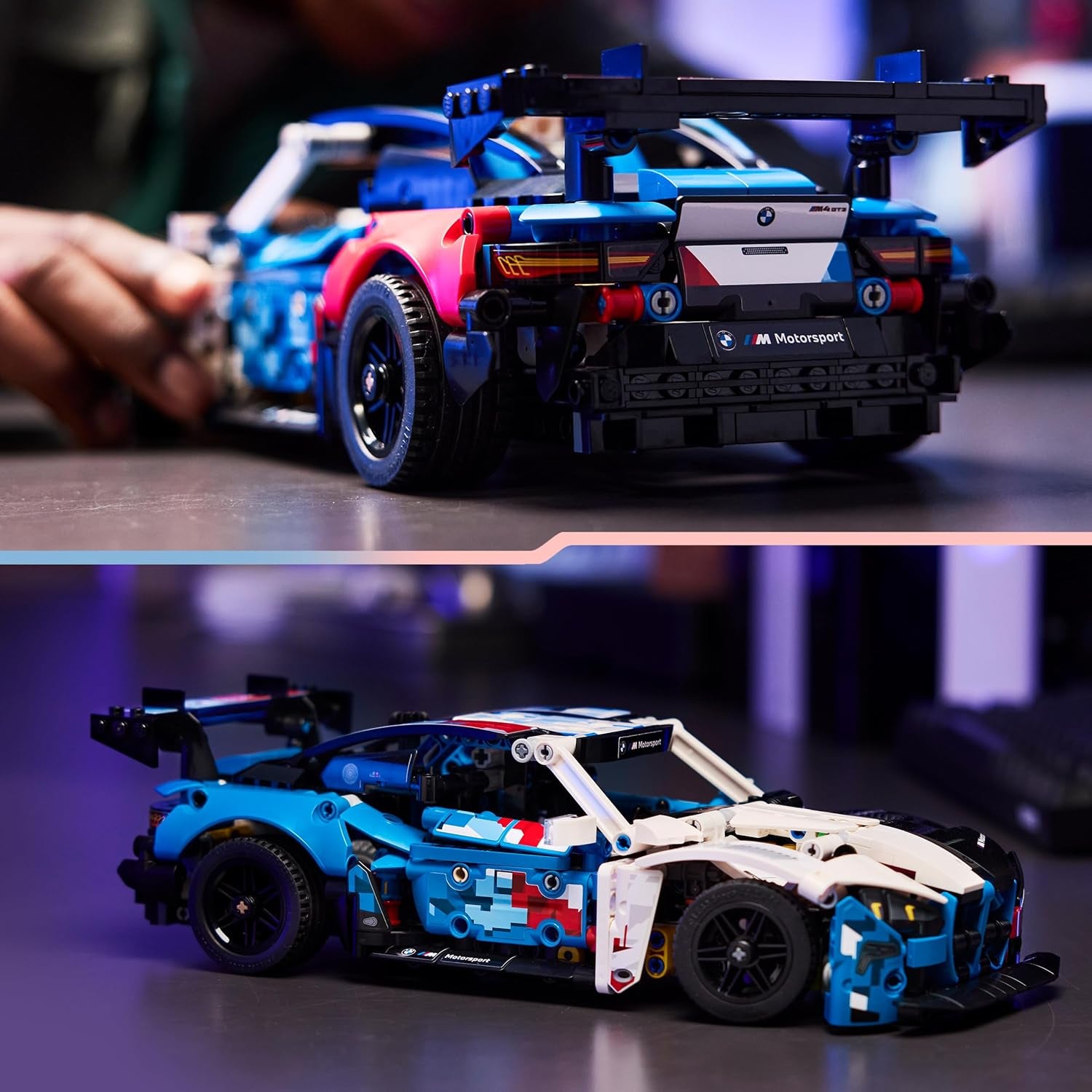 LEGO Technic BMW M4 GT3 EVO Race Car - Modellbausatz mit V6-Motor, Steering & Open Doors - Cadeau de jeu pour les garçons de 11 ans et jeunes fans de sport automobile - 42226