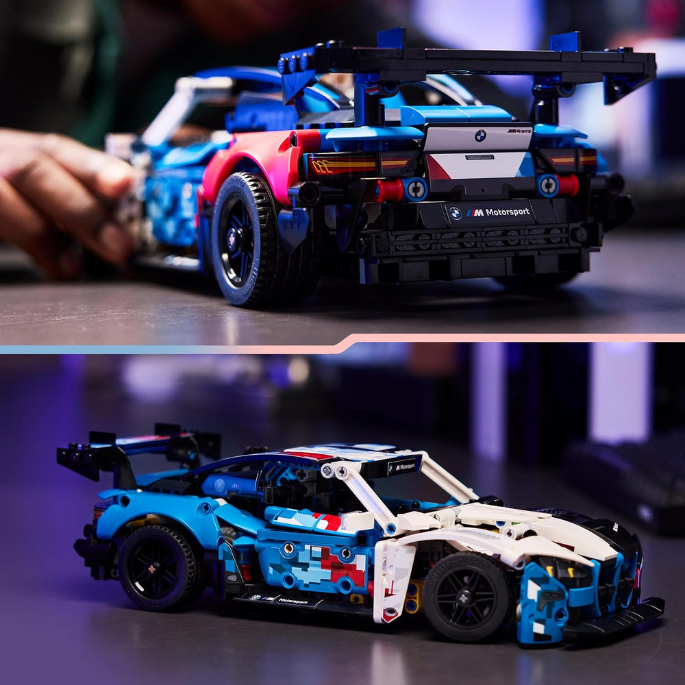 LEGO Technic BMW M4 GT3 EVO Race Car - Modellbausatz mit V6-Motor, Steering & Open Doors - Cadeau de jeu pour les garçons de 11 ans et jeunes fans de sport automobile - 42226
