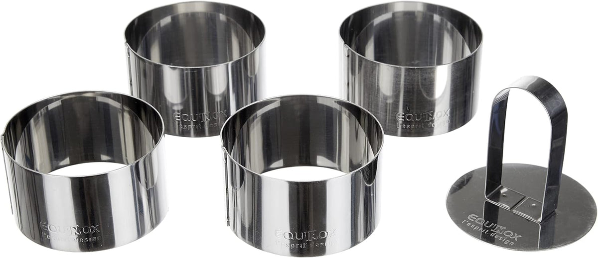 508937 Jeu d'emporte-pièces, nylon/acier inoxydable, 4 pièces