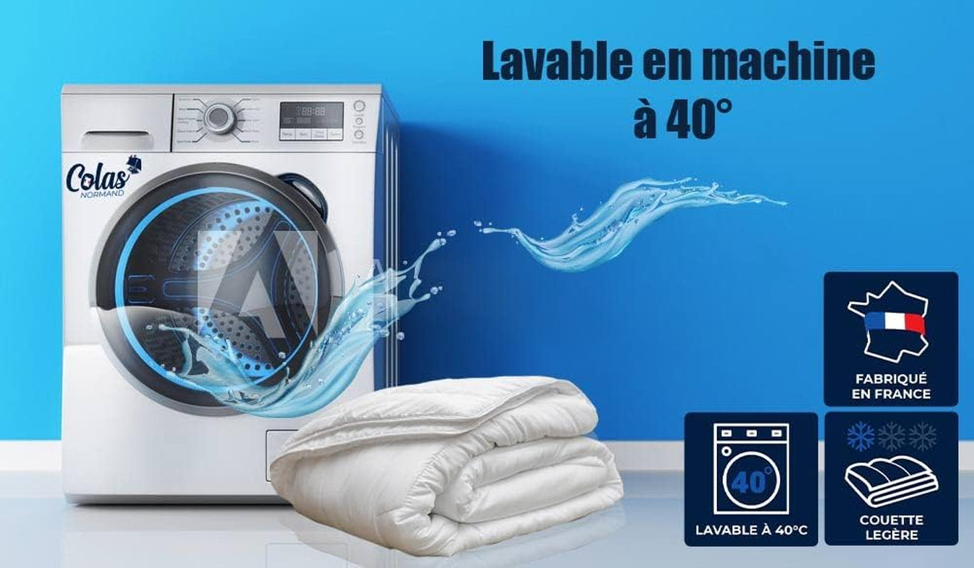 Plapumă COLAS NORMAND 260 X 240 cm, bumbac organic și umplutură reciclată, ușoară, moale, lavabilă la mașină la 40 °C Plapumi si pilote Naty Shop