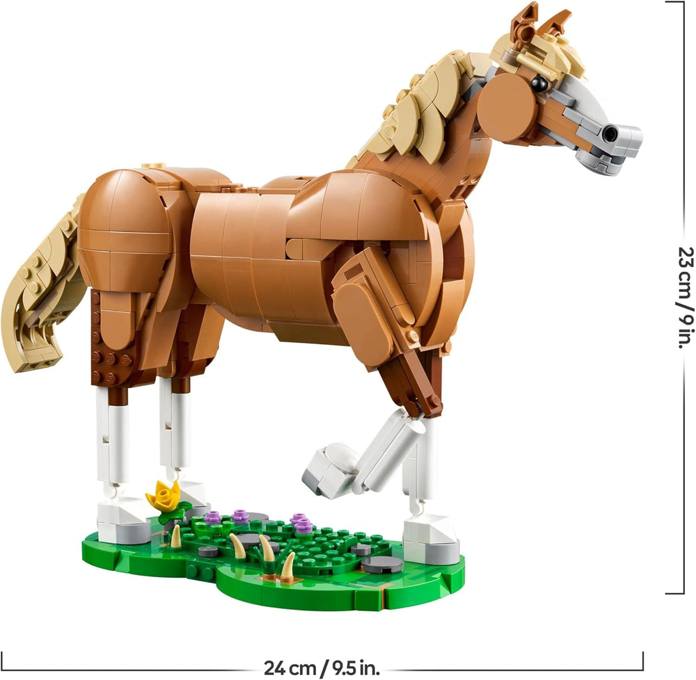 LEGO Creator 3in1 Prächtiges Ross - Pferde Spielzeug - Baue eine Bären- oder Hirschfigur - Geschenk zum Geburtstag für Mädchen und Jungen ab 9 Jahren - 31166