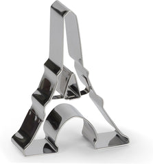 Boîte à biscuits Tour Eiffel, acier inoxydable, argent, 8 x 8 x 8 cm