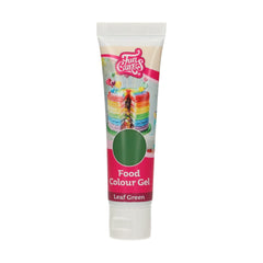 Colorant alimentaire Funcakes Feuille Verte : Colorant alimentaire très concentré pour pâte, crème, fondant et pâte d'amande. Dosage facile. Une seule goutte pour créer des couleurs vibrantes. Halal. 30g.
