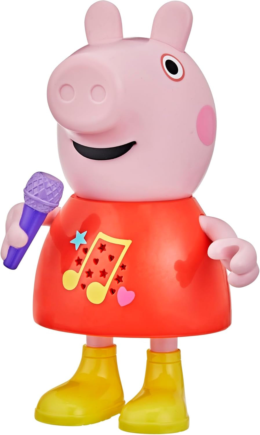 Poupée Peppa Pig, parlant et chantant, rose, 20 cm