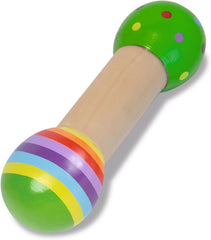 Eichhorn - ensemble musical 2 pièces, comprend un jouet avec des cloches et un bâton sonore, des instruments de musique en bois colorés, à partir de 1 an Jouets pour bébés Naty Shop