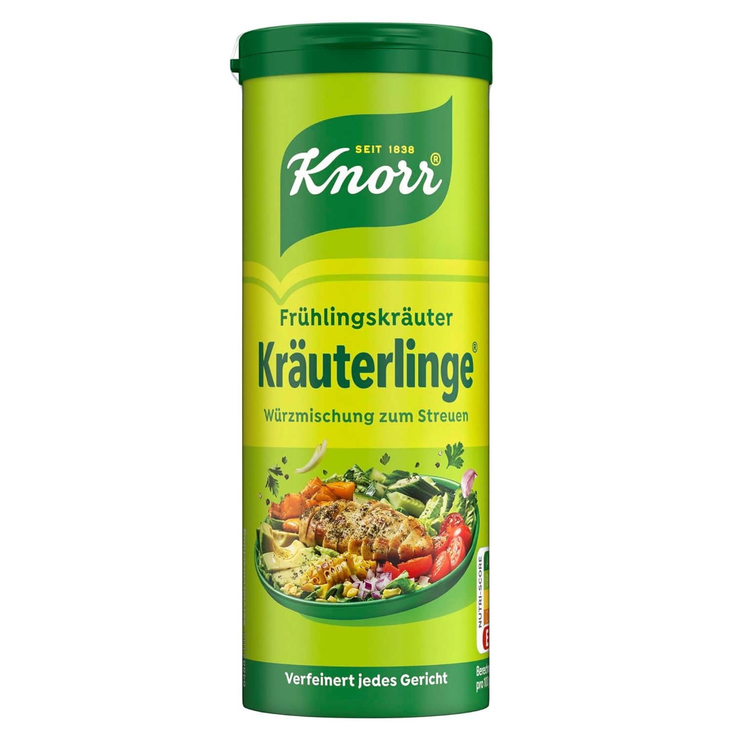 Knorr Kräuterlinge Italienische Kräuter Würzmischung zum Streuen für Pasta, Gemüse oder einen Salat 60 g