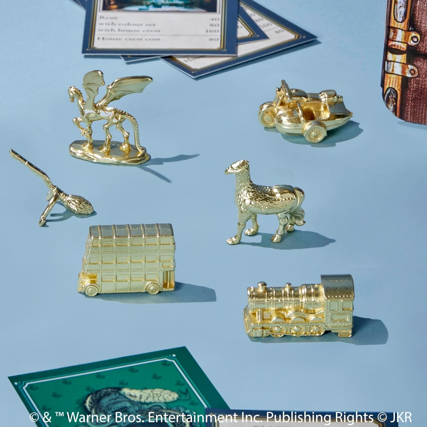 Jeu de société Monopoly édition Harry Potter, jeu familial pour 2 à 6 joueurs, à partir de 8 ans - Version allemande