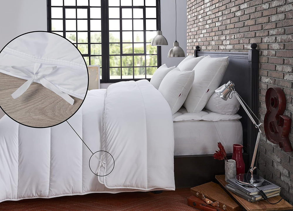 DODO 25665 Couverture 4 saisons 140 x 200 cm Couettes et couettes en polyester blanc Naty Shop