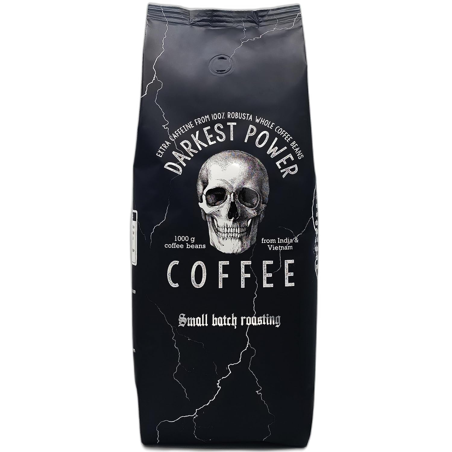 | Kaffeebohnen extra fort | Expresso 100% Robusta | viel Kaffein wenig Säure | 1000g de Ganze Kaffee Bohnen | geigeint für Entièrement automatique | avec garantie de garantie