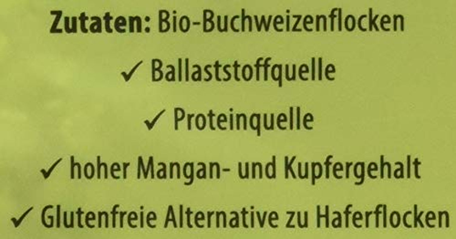 Flocons de sarrasin bio, 500g