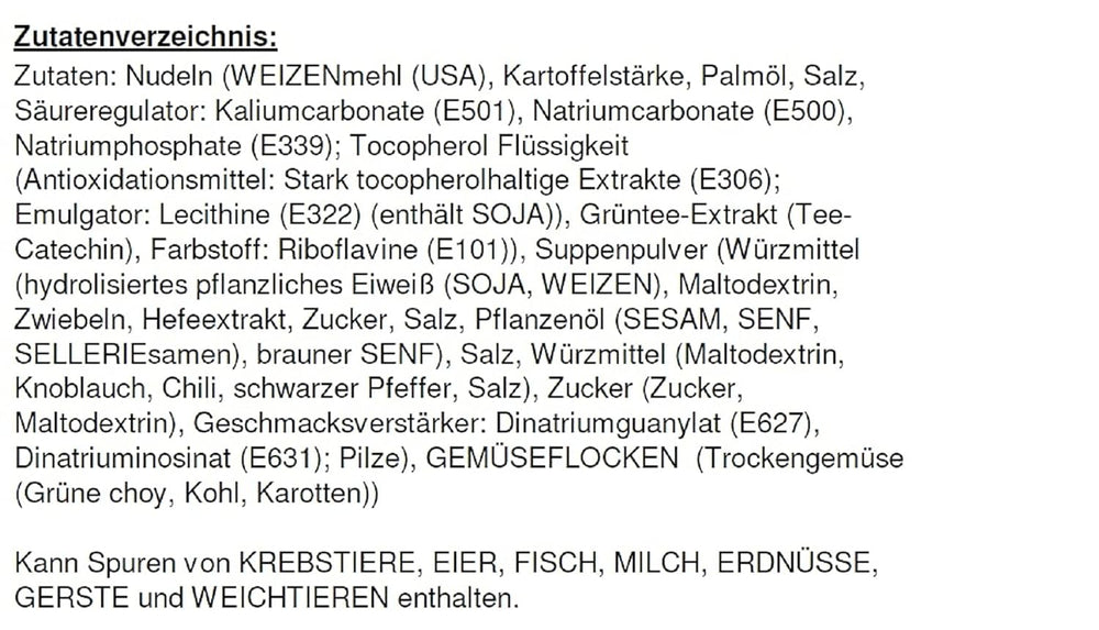 Nong Shim - Instant Cup Nudeln Soup Soon Veggie - Multipack (12 X 67 GR)