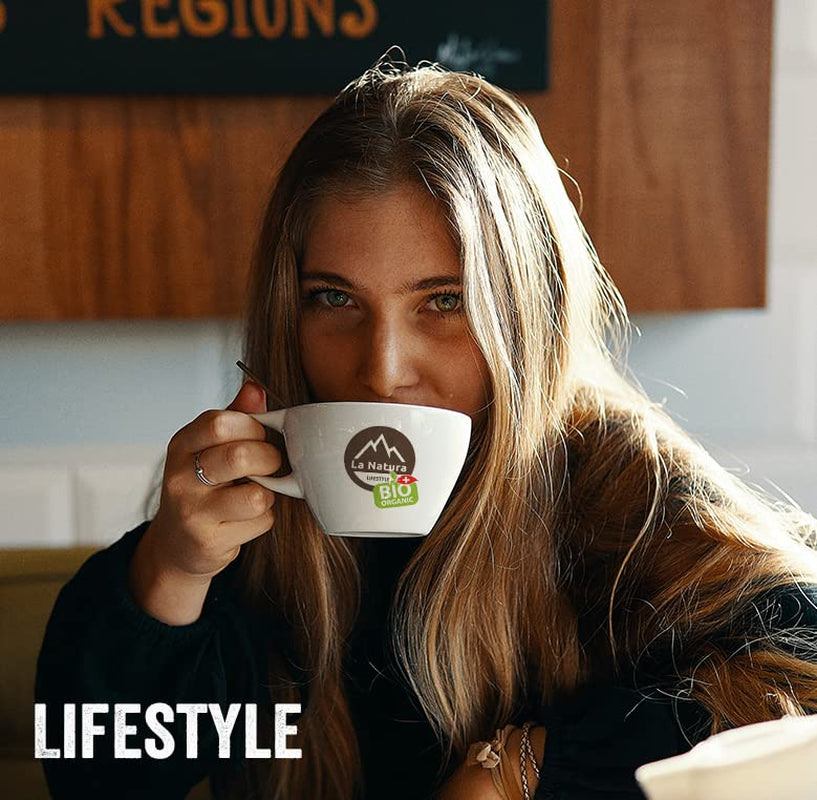 La Natura Lifestyle BIO KAFFEEBOHNEN (1000g) | BIO CRÈME Bohnenkaffee | GANZE BOHNEN | Arabica et Robusta | Vollautomaten & Siebträgermaschinen