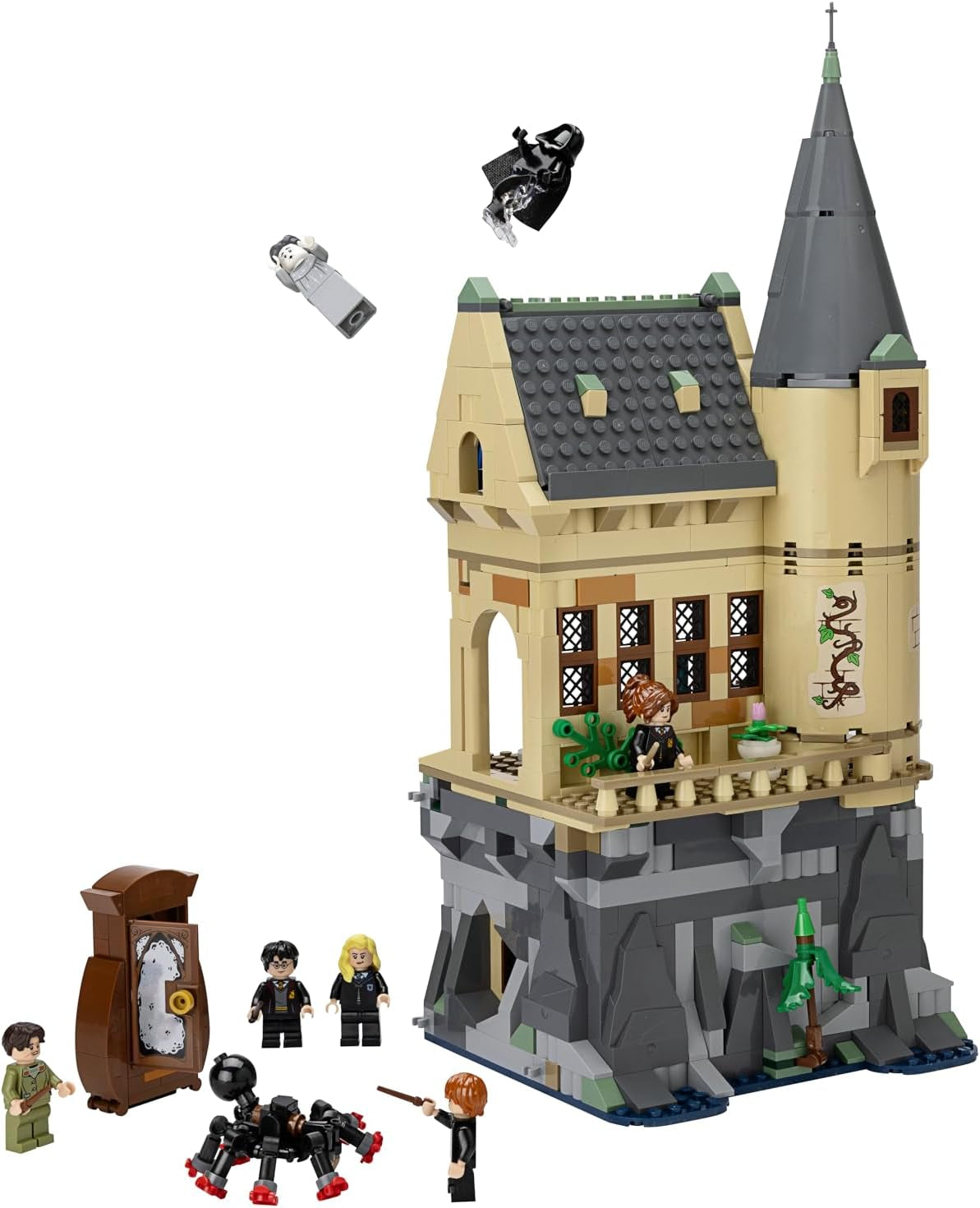LEGO Harry Potter Château de Poudlard : Flèches de château - Ensemble de bricolage avec 7 figurines - Modèle avec Hermine et Ron Figures - Créations créatives pour les filles, les jeunes et les fans à partir de 9 ans - 76463