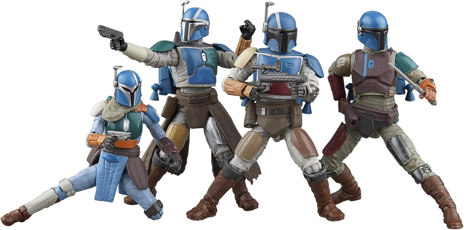 Star Wars Vintage Collection Mandalorian Shriek-Hawk, Pack de 4 Mandalorian, échelle 9,5 cm figurines Naty Shop