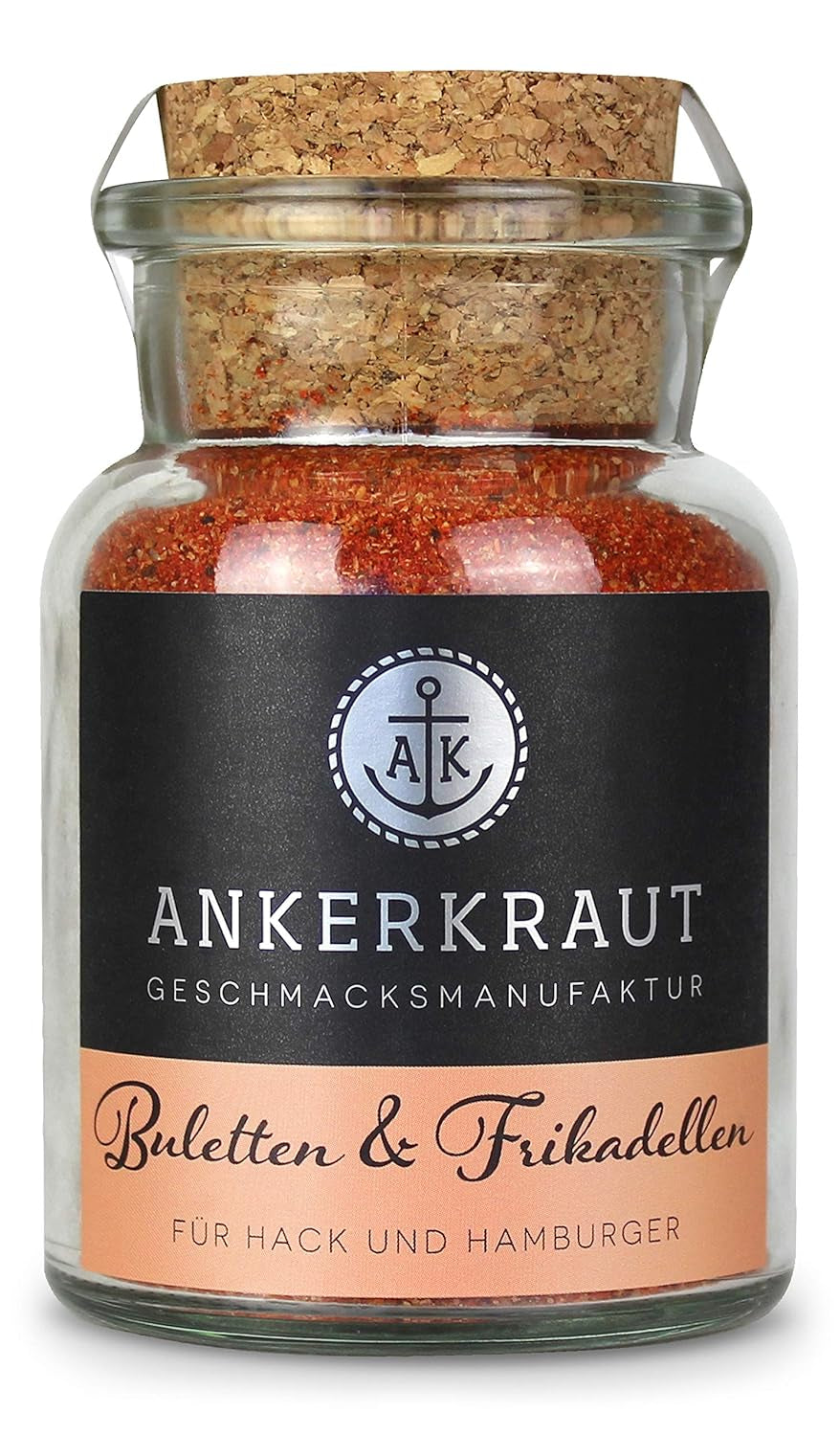 Ankerkraut Buletten & Fleischpflanzerl, Gewürzmischung für Buletten und Frikadellen, 250g dans un sachet aromatique