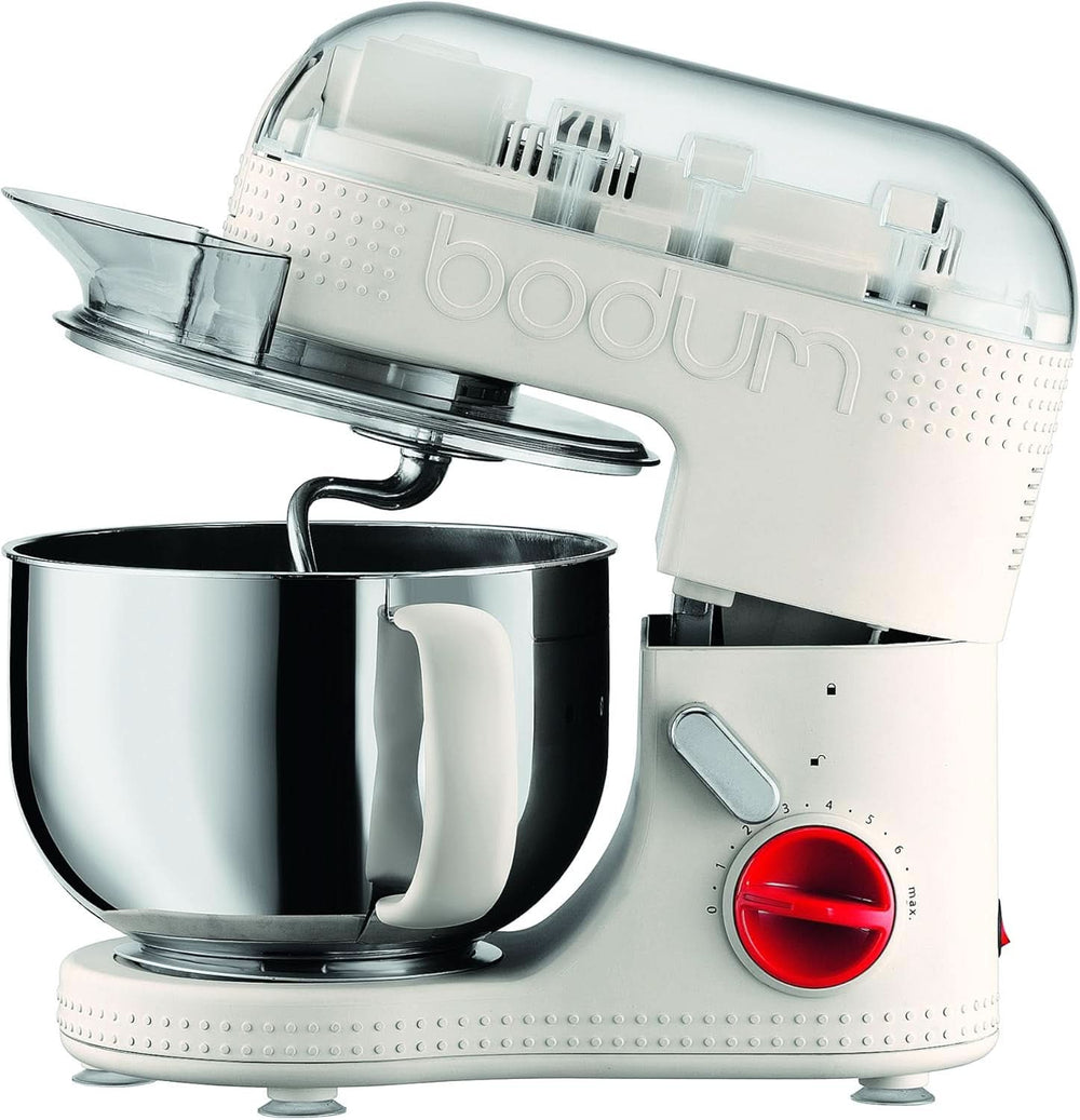 Bodum Bistro Elektrische Küchenmaschine, 4,7 L, 4,7 Litres, Weiß Mother and Child Naty Shop