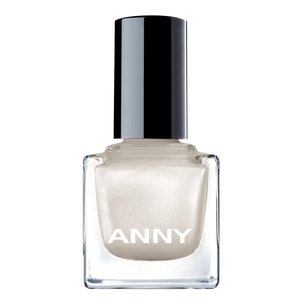 Oja ANNY – Oja colorată de înaltă calitate cu strălucire de lungă durată, rezistentă la ciobire și cu uscare rapidă, culoare: stil artistic - gri rece - 15 ml