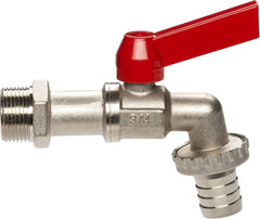 Robinet à boisseau sphérique Gardena : robinet intérieur et extérieur, filetage 33,3 mm (G 1 pouce), pour tuyaux de 19 mm (3/4 pouce) (7333-20)