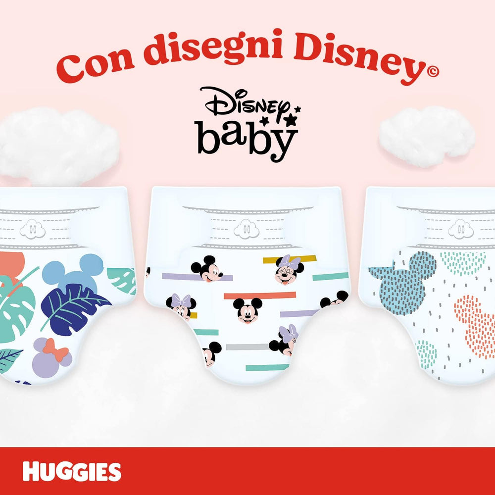 Couches Huggies Ultra Comfort, taille 4 (7-18 kg), motif Disney, paquet économique, 150 pièces