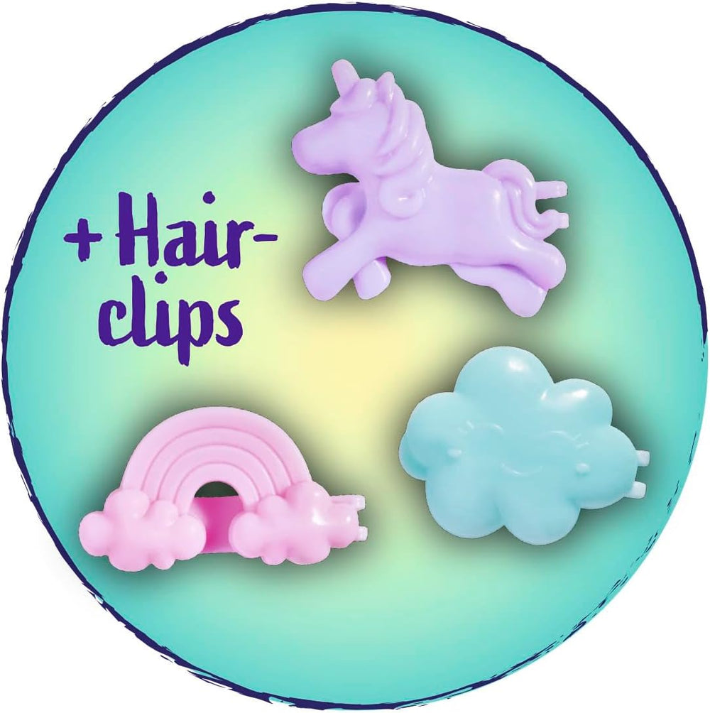 Simba Evi Love Mermaid Pearl Poupée sirène avec pinces à cheveux et perle secrète pouvant être utilisée avec un anneau, 12 cm, à partir de 3 ans