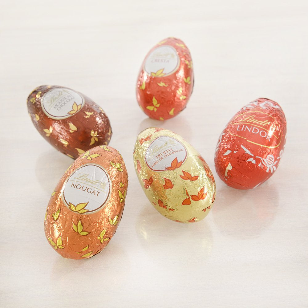 Mélange spécial chocolat | 2x180g | Oeufs au lait entier en cinq variétés avec et sans alcool (Oeufs Marc de Champagne et truffes au chocolat | 3 x 90 g)