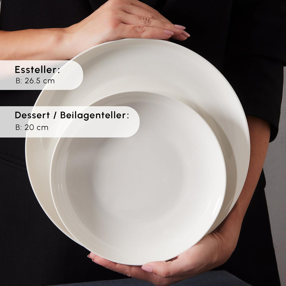 Service de table Karaca Allure pour 12 personnes, New Generation Bone - Service raffiné pour une culture culinaire sophistiquée