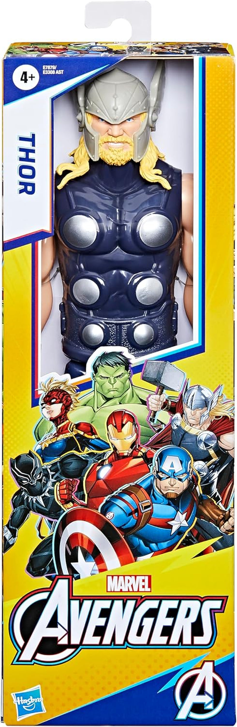 Marvel Avengers Titan Hero Series Blast Gear Thor Action Figure, jucărie mare de 30 cm, pentru copii de la 4 ani în sus Action figures Naty Shop