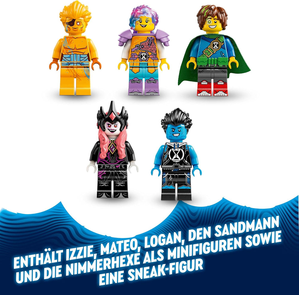 LEGO DREAMZzz 2-en-1 La Tour des Sandmanns, Jeu de château pour enfants à Baen, Set avec niveaux fantastiques incluant Spinne et Vogel, Jeux pour filles et jeunes à partir de 9 ans 71477