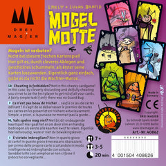 Schmidt Spiele 40862 Mogel Motte, jeu de cartes des trois magiciens
