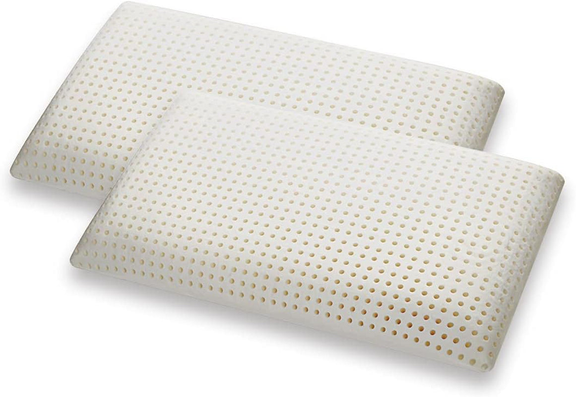 Marcapiuma Oreiller en Mousse à Mémoire de Forme à Base de Plantes Naturelles Vertes 2 pièces Naty Shop Oreillers Standard Blanc 2X Paire de Moules à Savon