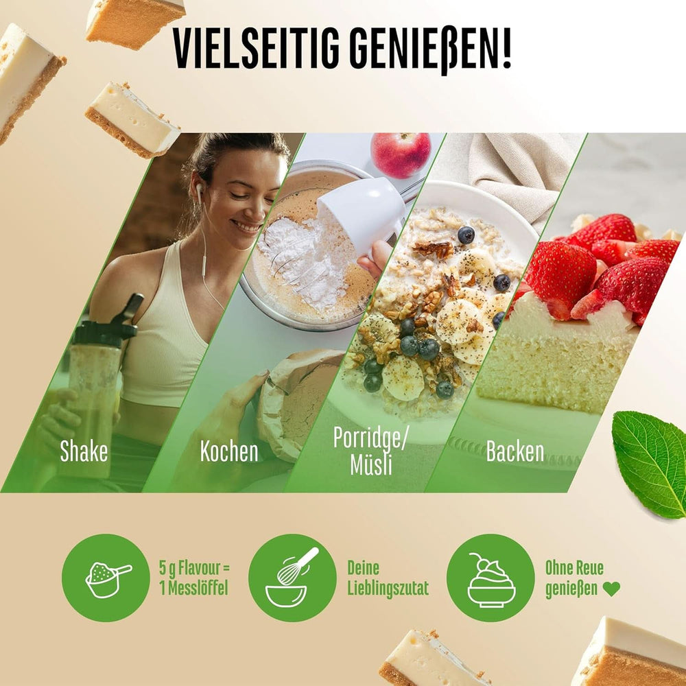 Poudre d'arôme Biscuit Chessecake avec beaucoup de morceaux - 250 grammes Naty Shop Flavors