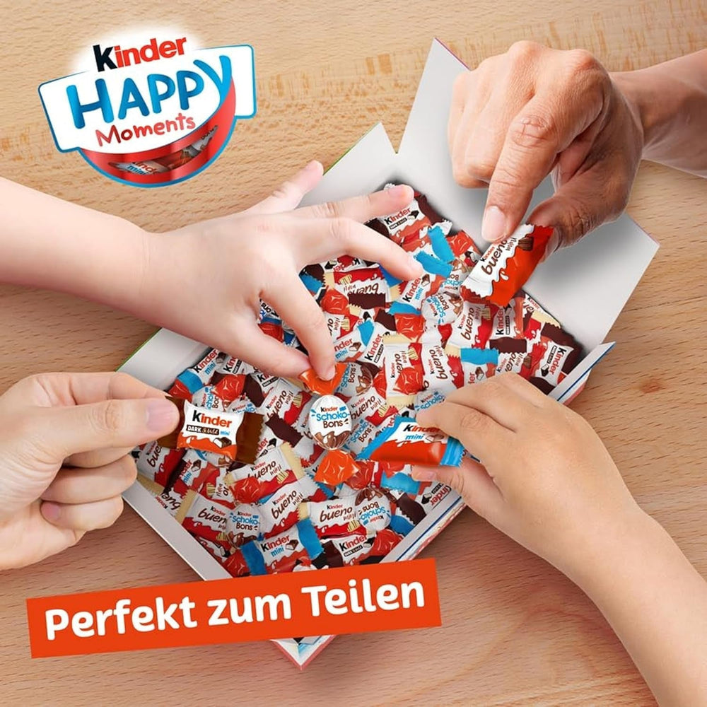 Kinder Happy Moments Mini Mix – Mischung Aus Spezialitäten Von Kinder – 5 Verschiedene Sorten – 1 X 1039 G Großpackung Schokolade Naty Shop