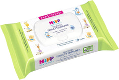 HiPP Baby Soft Wet Papier toilette (6 x 50 feuilles), 99 % d'eau, ultra sensible, non parfumé, avec couvercle à charnière