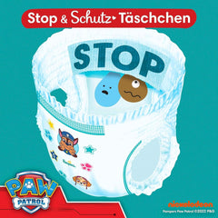 Couches Pampers Paw Patrol Pants taille 5 (12-17Kg) Baby-Dry, Junior avec poche Stop and Protect, BOITE MENSUEL, 160 couches Naty Shop