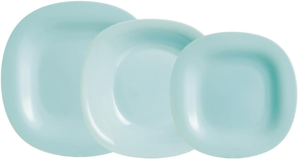 Ménagère 18 pièces turquoise