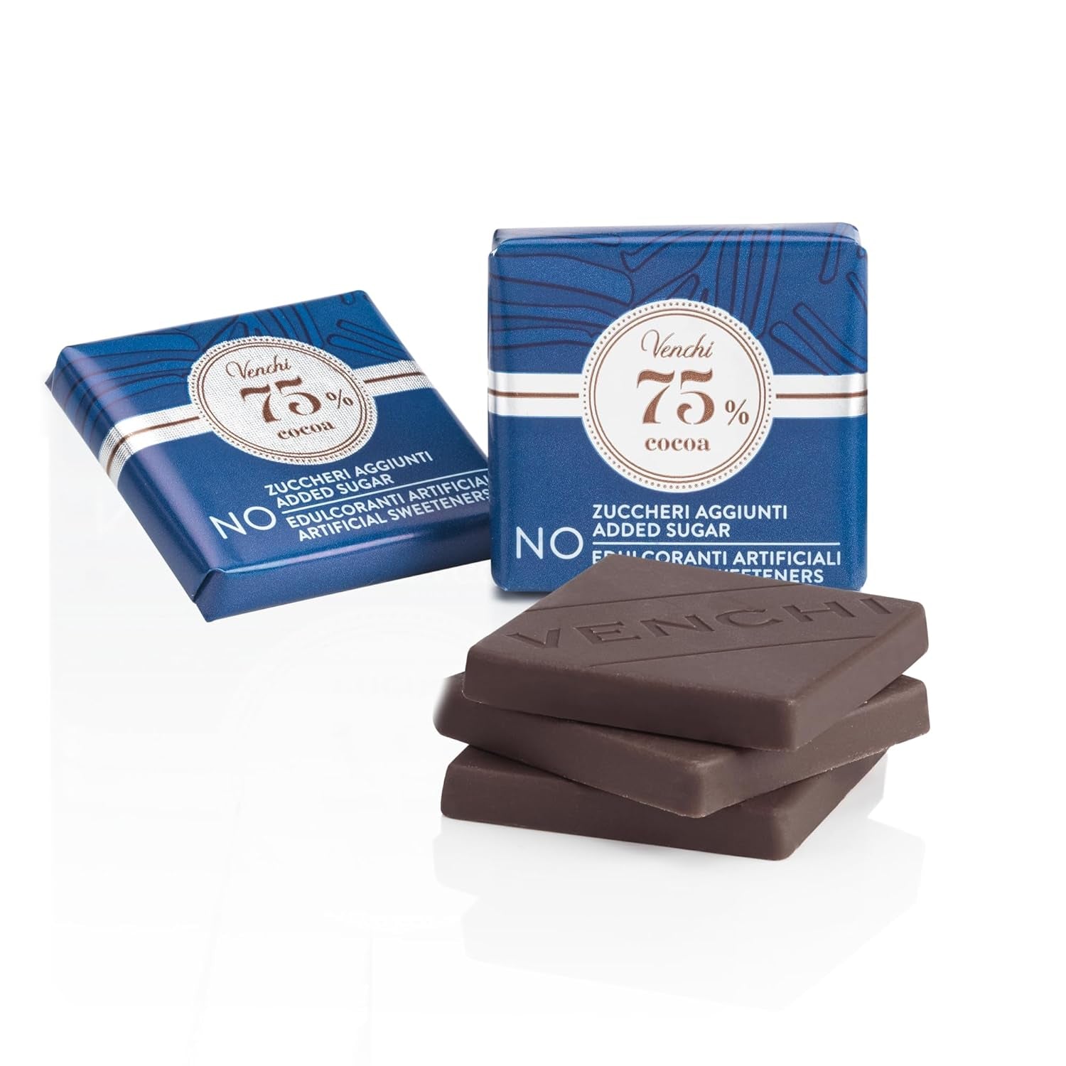 Venchi – Granblend Extra Black 75% SANS Sucre Ajouté, 1 kg – SANS Édulcorants Artificiels – Sans Gluten – Végétalien