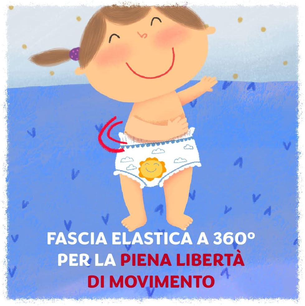 Couche Pampers Sole e Luna Maxi, taille 4 (8-15 kg), 60 couches