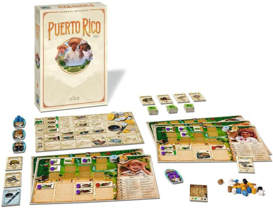 Ravensburger 27347 - Porto Rico 1897, Classique, Jeu de stratégie pour 2 à 5 joueurs à partir de 12 ans, Alea Games
