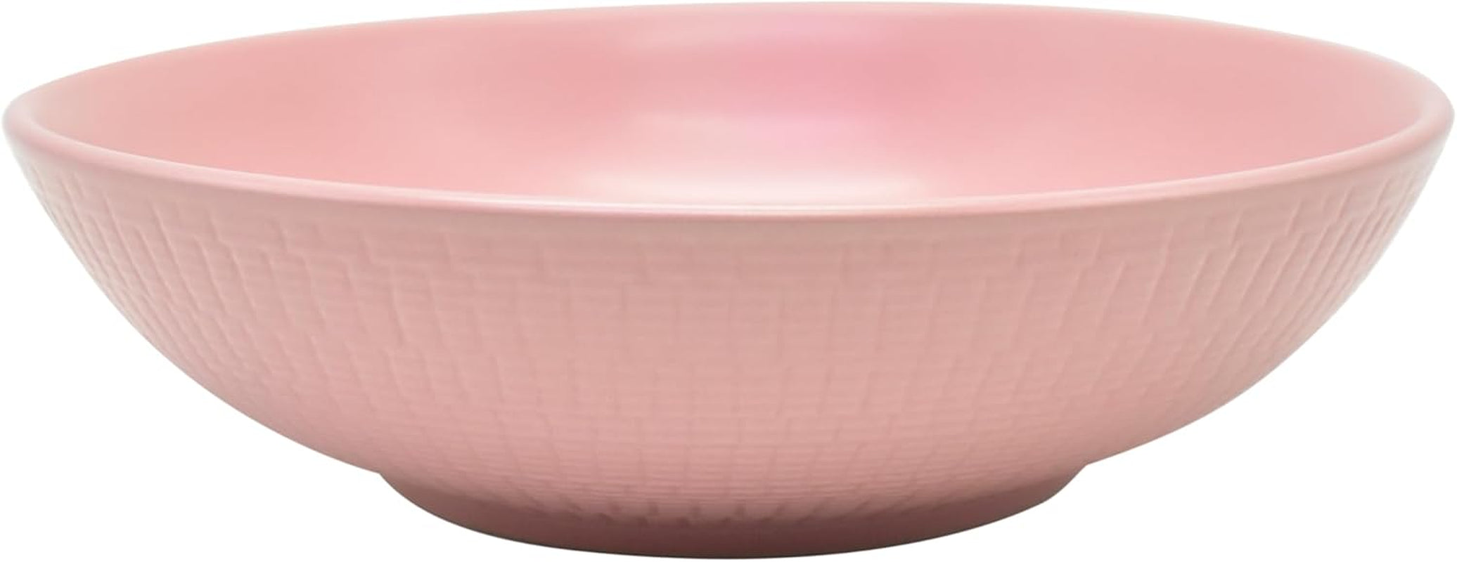 ECHTWERK Service de table vintage 12 pièces au design naturel « Blanka » Service de table élégant en grès texturé pour 4 personnes avec 4 assiettes plates, 4 assiettes latérales et 4 assiettes plates Rose