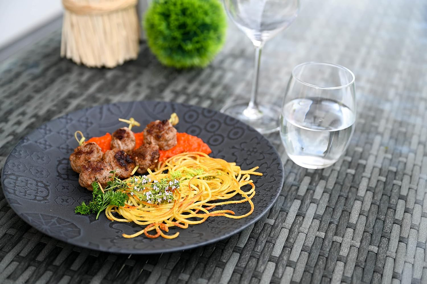 MÄSER 935076 Series Tiles Serviciu de masă Vintage pentru 4 persoane în stil maur Seturi vesela masa Naty Shop