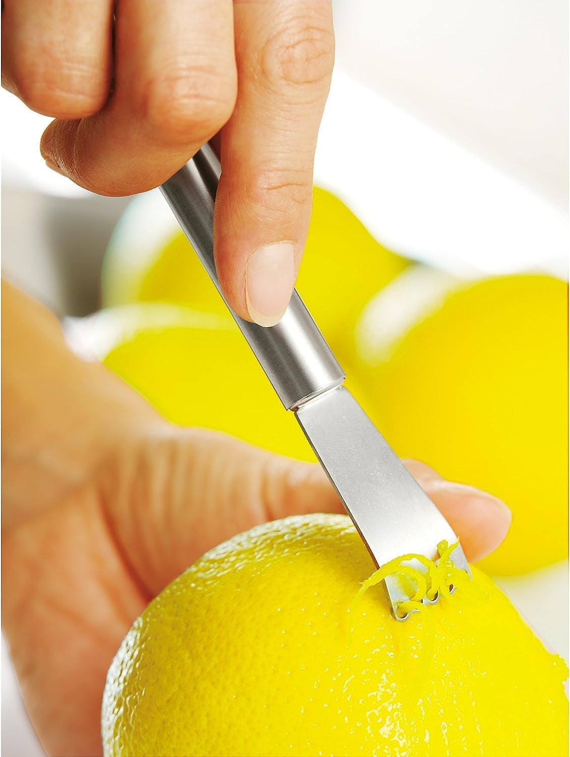 WMF Profi plus răzuitor de lămâie 14,5 cm, oțel inoxidabil Cromargan Peeler Naty Shop