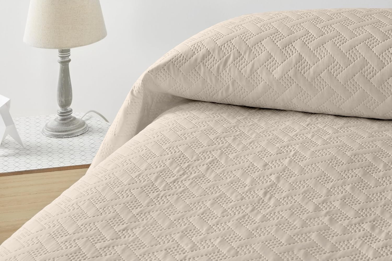 LISO - Couvre-lit pour 105 Cm - Couvre-lit Bouti - Printemps et été - 200X260 Cm - Lits et Couvertures Rose Besuche den Degrees home-Store Lit Beige 90 Cm