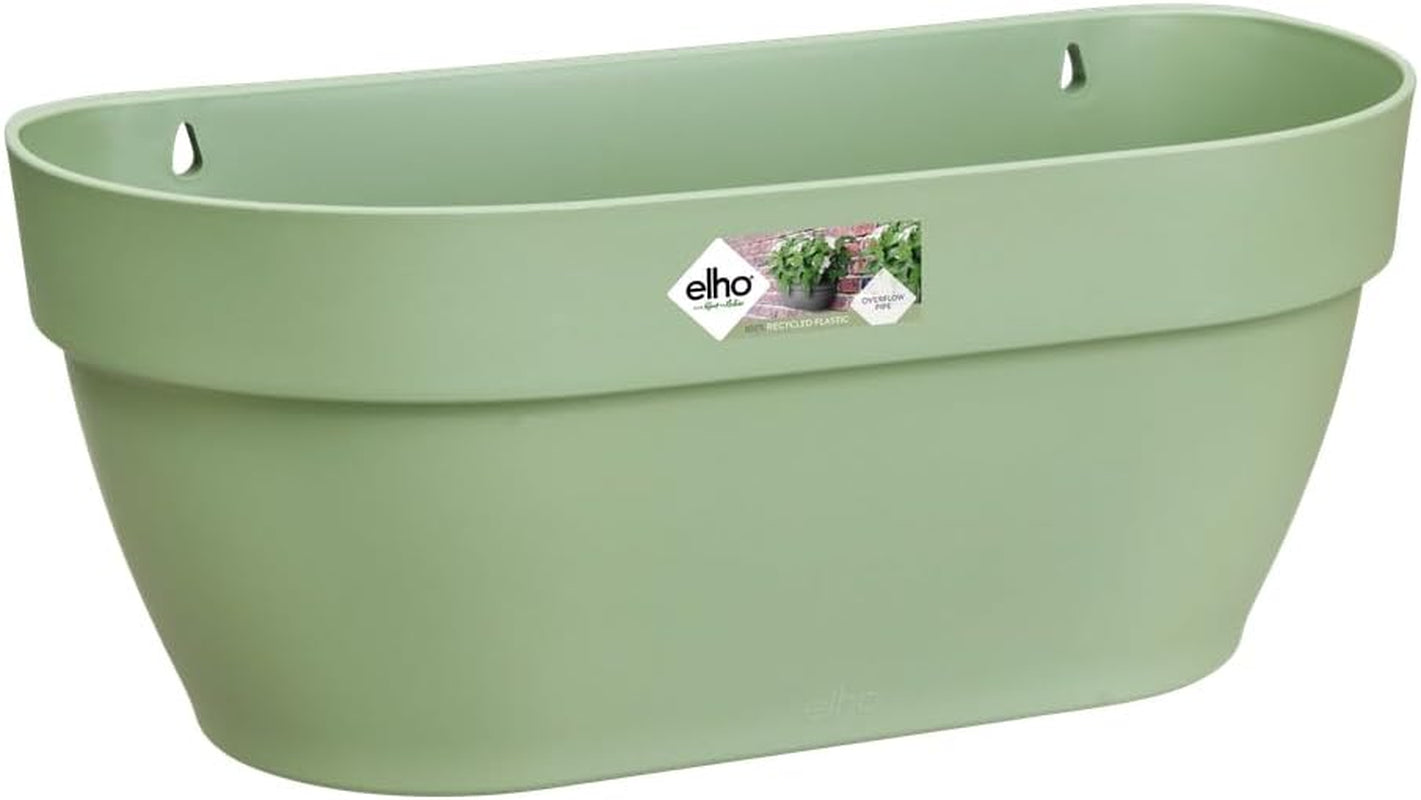 elho Vibia Campana Jardinière murale 35 - Jardinière pour balcon et extérieur - Ø 35,0 x H 14,8 cm - Noir/Anthracite