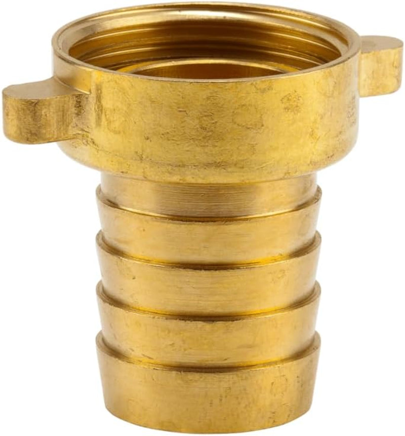 Gardena Raccord de tuyau en laiton, 2 pièces : raccord en laiton de haute qualité, filetage 26,5 mm (G 3/4"), pour tuyaux 1/2" (13 mm) (7140-20)