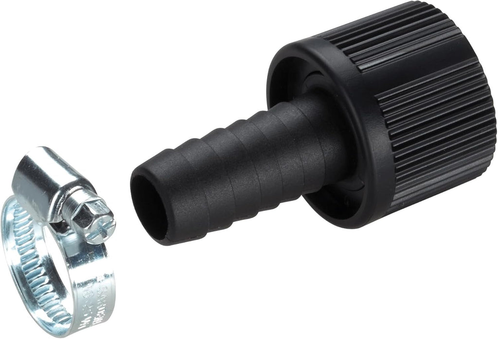Conector furtun aspirație Gardena 25 mm (1 inch): Conector pompă cu clemă furtun pentru conectare etanșă la furtunul de aspirație (1724-20)