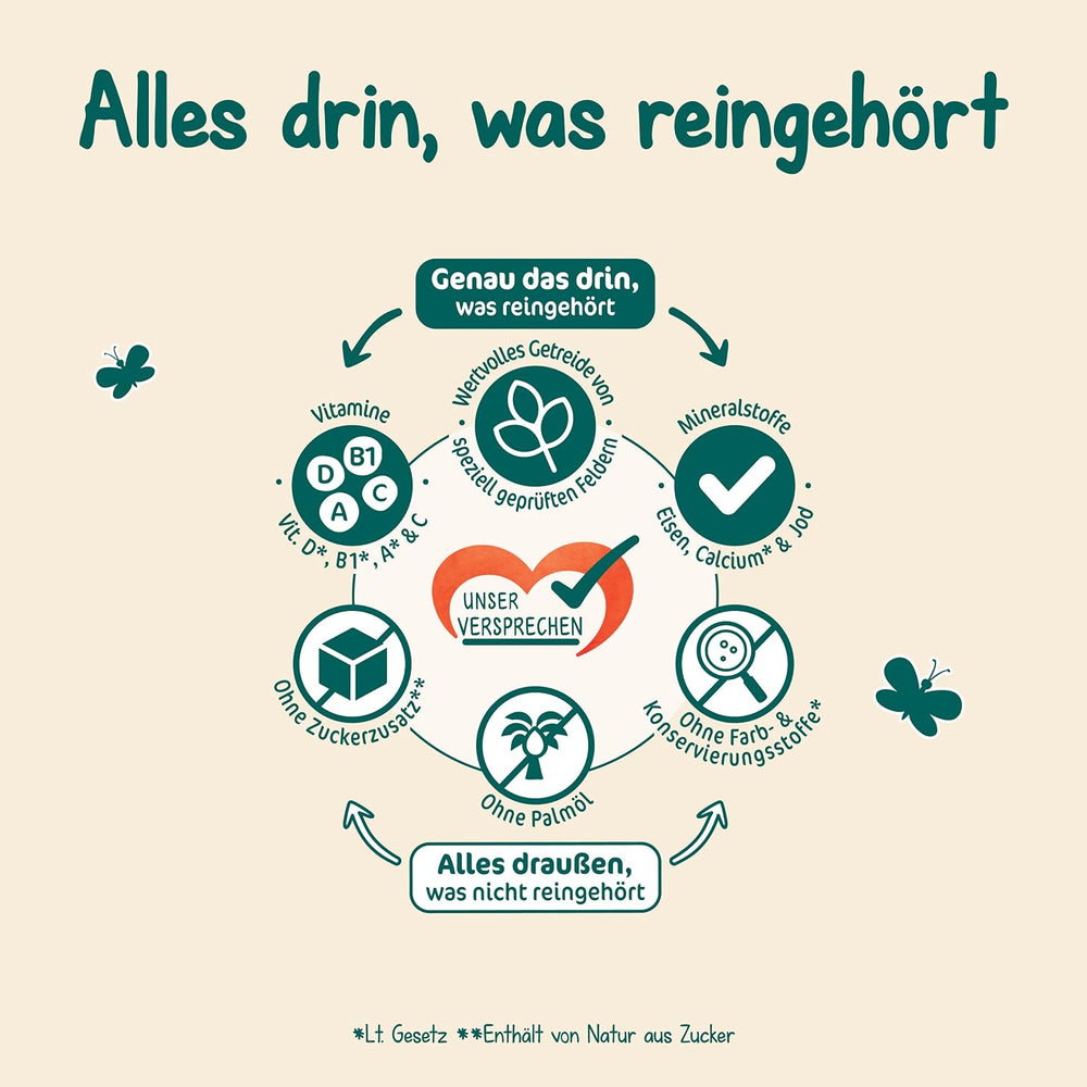 Bouillie de lait Milupa Gentle Start - Céréales pour bébé sans gluten, sans huile de palme - Sans conservateurs ni colorants - Dès 5 mois - 4 x 400 g